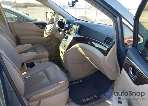 2012 Nissan Quest Sl from USA, damaged, VIN JN8AE2KP8C9046286